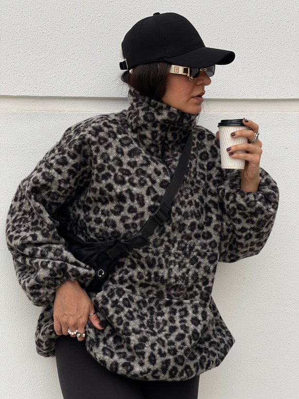 نیم زیپ leopard