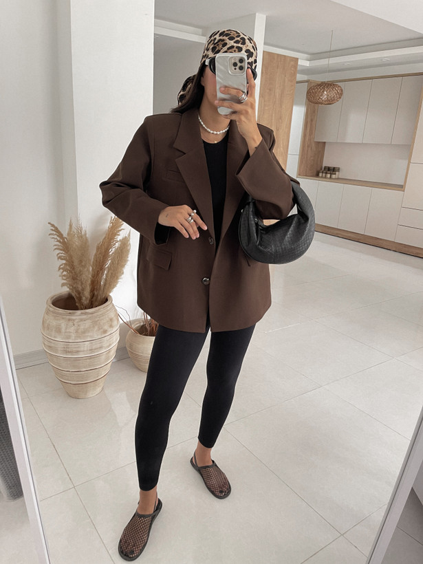 کت و شلوار Nova قهوه ای